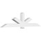 Ekena Millwork Kennewick Architectural Grade PVC Gable Bracket, 108"W x 27"H x 6"D x 6"F, 6/12 Pitch GBP108X27X0606KEN00 - alternate 1
